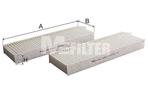 MFilter K9056-2 Cabin Filter, Set of 2 von M-Filter