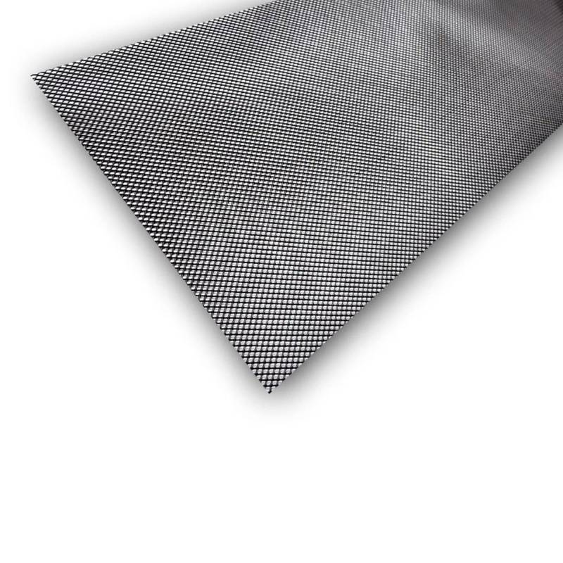 M MOTOS Lochblech Aluminium Gitter Schwarz Maschenweite 40x100 cm Schlingengröße 5x3 mm - Flexibles Material, Leicht zu Schneiden, Farbecht - Stilvolles und Funktionelles Auto Zubehör für Fahrer und von M MOTOS