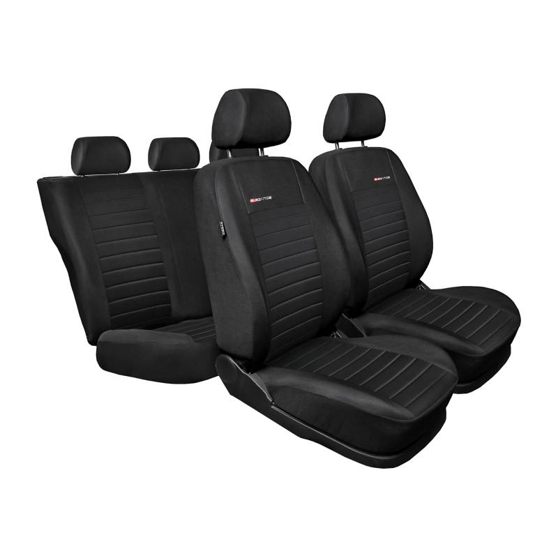 M MOTOS Personalisierte sitzbezüge Auto für Nissan Qashqai II 2013-2017 Perfekt angepasste Auto sitzbezüge mit aktivem Airbag-System, dreilagigem Material und makelloser Oberfläche, Ideal sitzauflage von M MOTOS