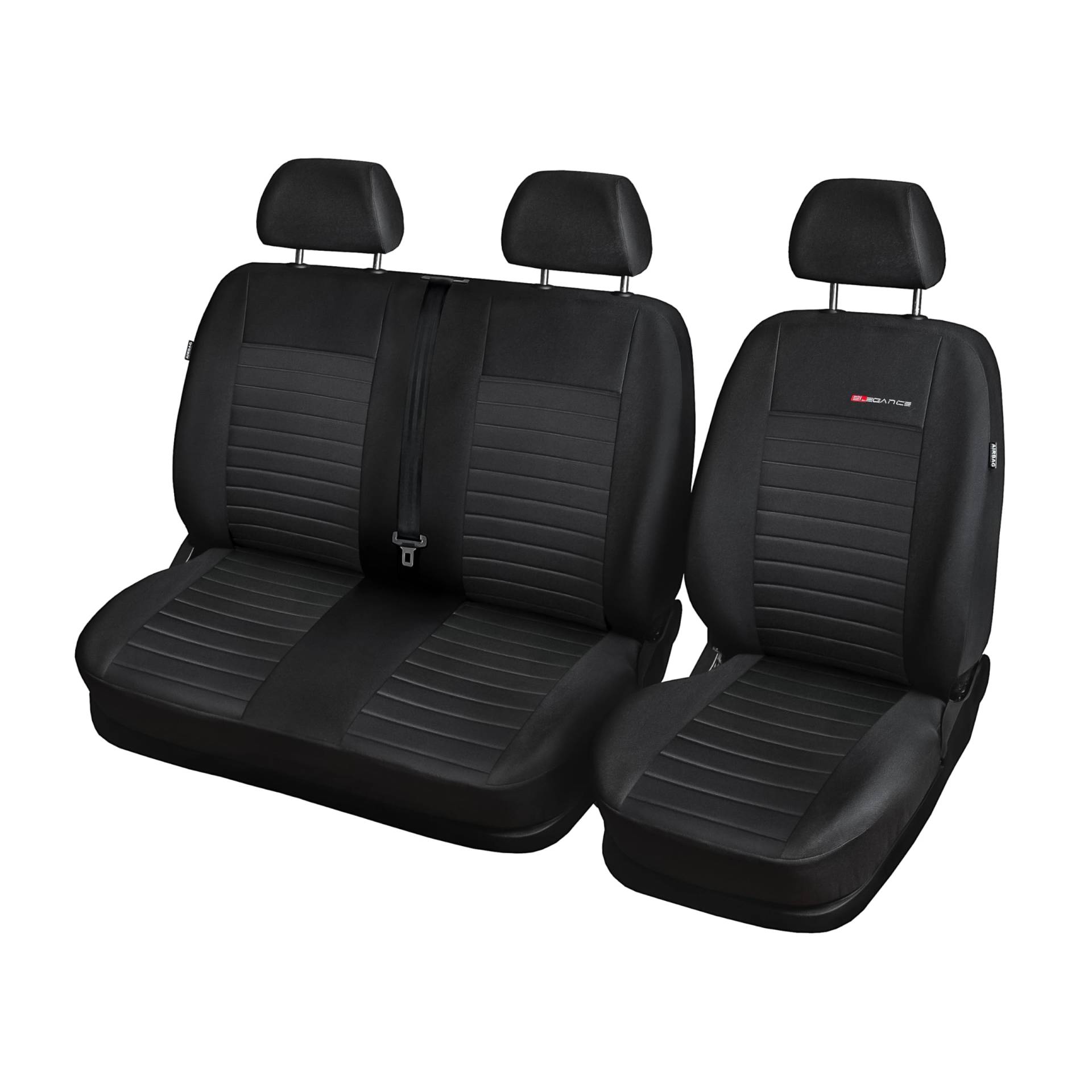 M MOTOS Personalisierte sitzbezüge Auto für Renault Master II 1997-2010 Perfekt angepasste Auto sitzbezüge mit aktivem Airbag-System, dreilagigem Material und makelloser Oberfläche, Ideal sitzauflage von M MOTOS