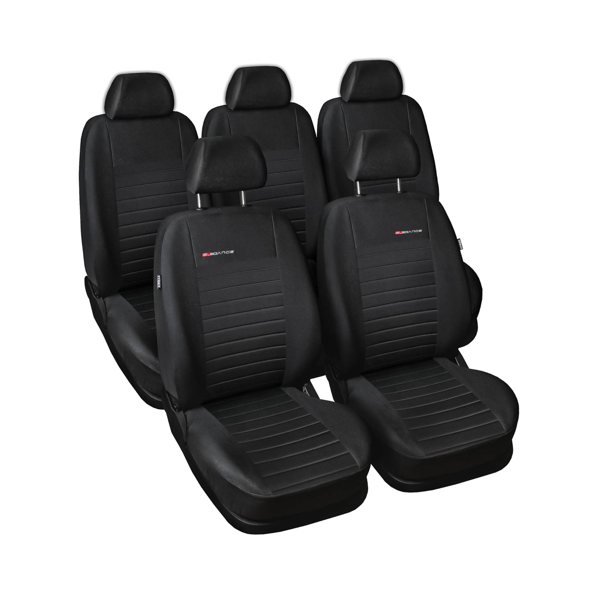 M MOTOS Personalisierte sitzbezüge auto für Citroen C4 Picasso 2006-2013 Perfekt angepasste auto sitzbezüge mit aktivem Airbag-System, dreilagigem Material und makelloser Oberfläche, Ideal sitzauflage von M MOTOS