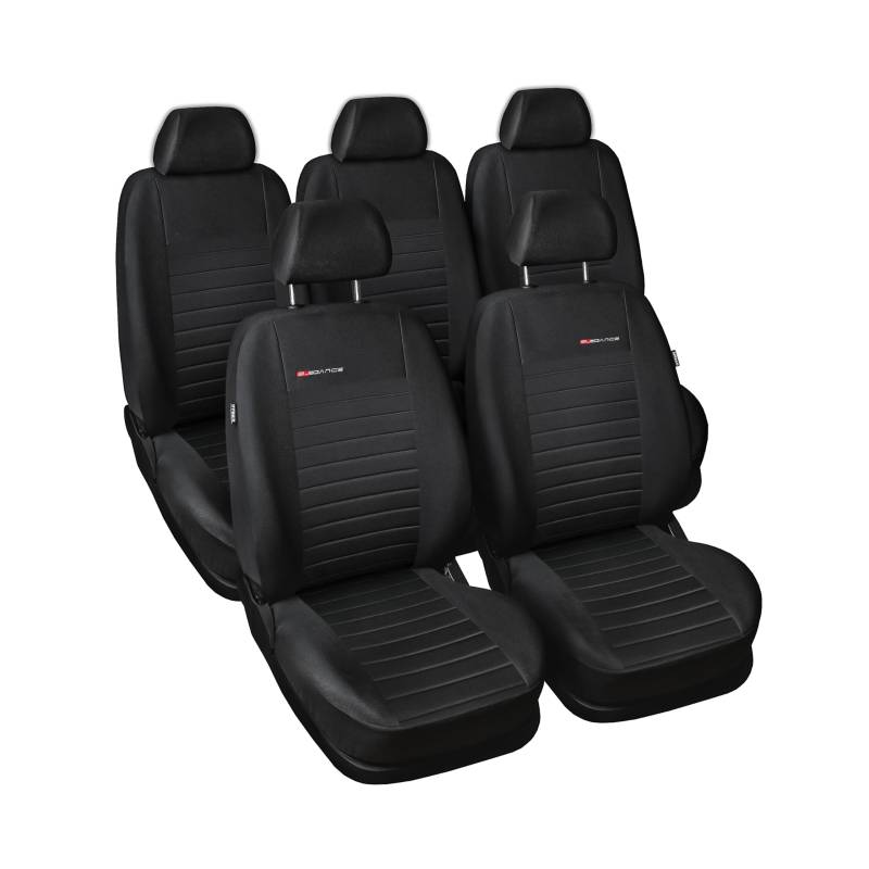 MOTOS Personalisierte sitzbezüge Auto für Toyota Corolla Verso II 2007-2009 Perfekt angepasste Auto sitzbezüge mit aktivem Airbag-System, dreilagigem Material und makelloser Oberfläche, Ideal sitzau von MOTOS