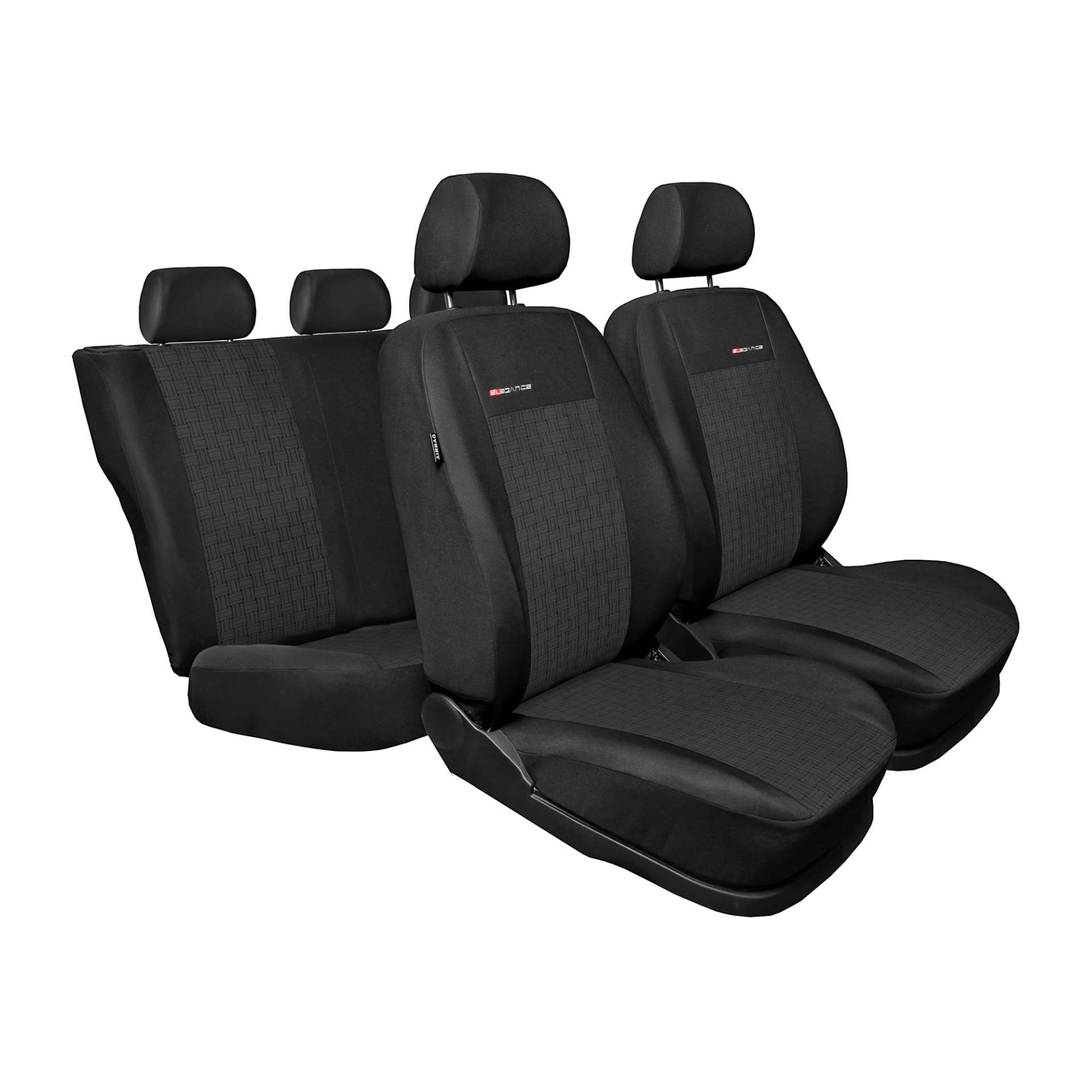 MOTOS Universal-Sitzbezüge Auto für SEAT Ateca Perfekt angepasste Auto sitzbezüge mit aktivem Airbag-System, dreilagigem Material und makelloser Oberfläche, Ideal sitzauflage Auto für stilbewusste von MOTOS