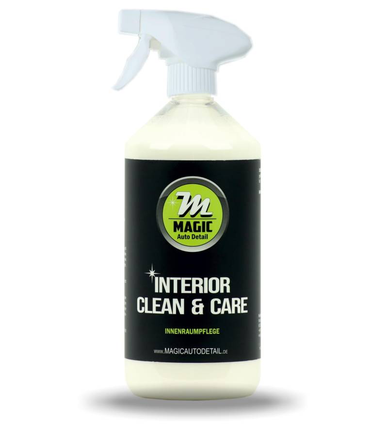 Magic Auto Detail - Interior Clean & Care, 1 Liter, Innenraumpflege, Innenraumreinigung, Reiniger für Fahrzeuginnenraum, Pflegemittel für Kunststoff und Leder von M-Magic