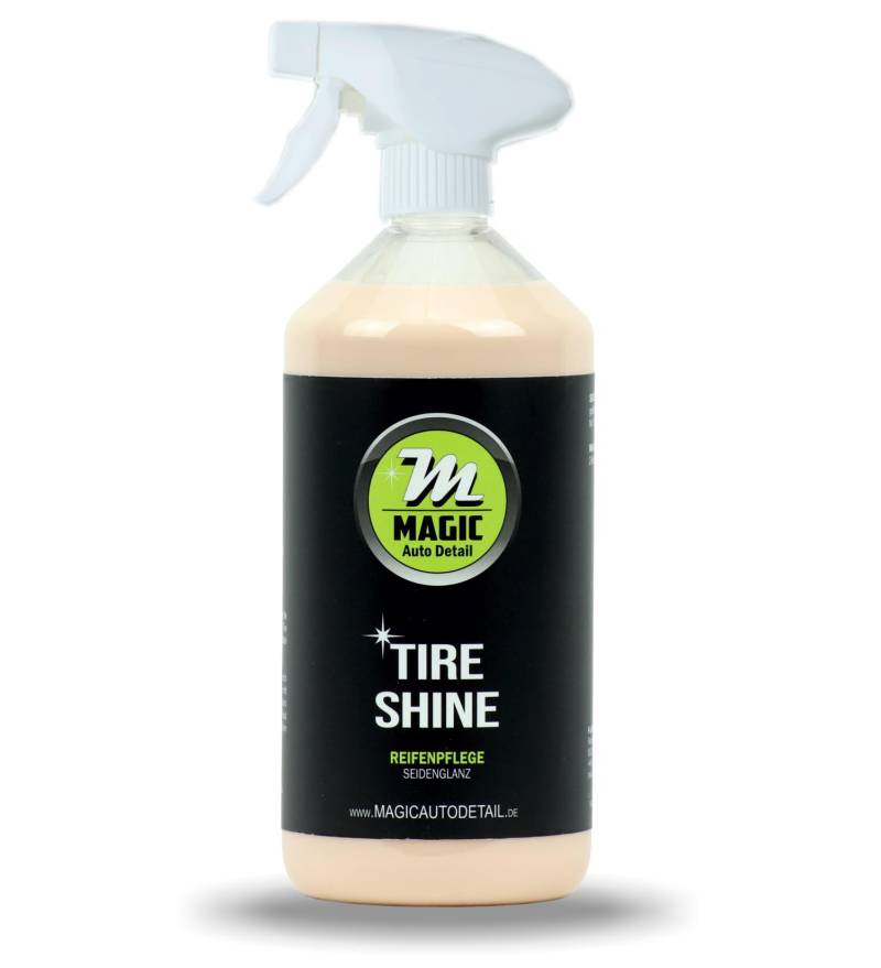 Magic Auto Detail - Tire Shine, 1 Liter, Reifenglanz, Reifenschwarz, Versieglung der Reifen, lässt Reifen in neuem Glanz erscheinen von M-Magic