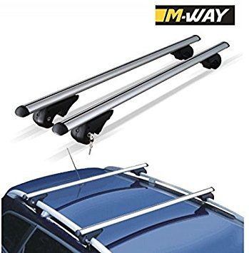 M-Way nnrb1045.42 Aluminium Dach Aero Bars Rack Sperren Kreuz Rails Eagle von M-Way