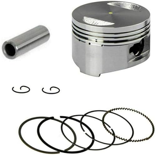 1 Set Kolbenring Pitbike Pit Dirt Bike Kolbensatz,Ein Standard-Ersatzsatz für alle 110cc bis 125cc Motoren mit 52,4-mm-Kolben und 15-mm-Kolbenbolzen von MACHSWON