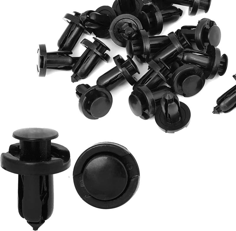 MACHSWON 25 Stück 10 mm Lochhalter-Clips aus Kunststoff, Nieten, Klappen, Stoßstange, Kotflügel, Push-Clips für Honda für Acura von MACHSWON