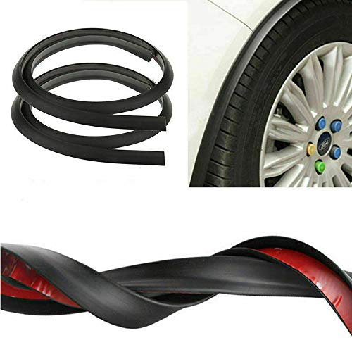 2PCS Auto Radlauf Augenbrauenschutz, Fender Flares Protector, Gummi Anti Scratch Pad von MACHSWON