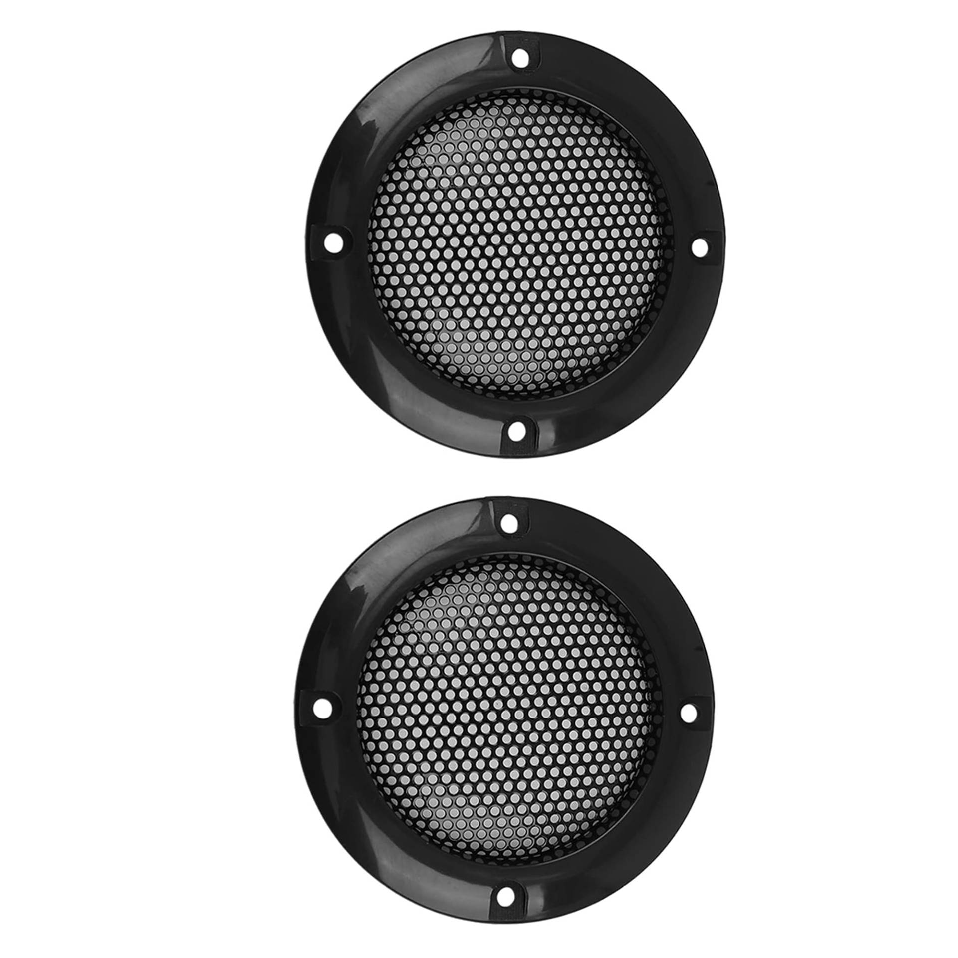 MACHSWON 2,5 Zoll 2 Stück Autoabdeckung Mesh Protector Auto Lautsprecher Abdeckung Woofer Subwoofer Grill von MACHSWON