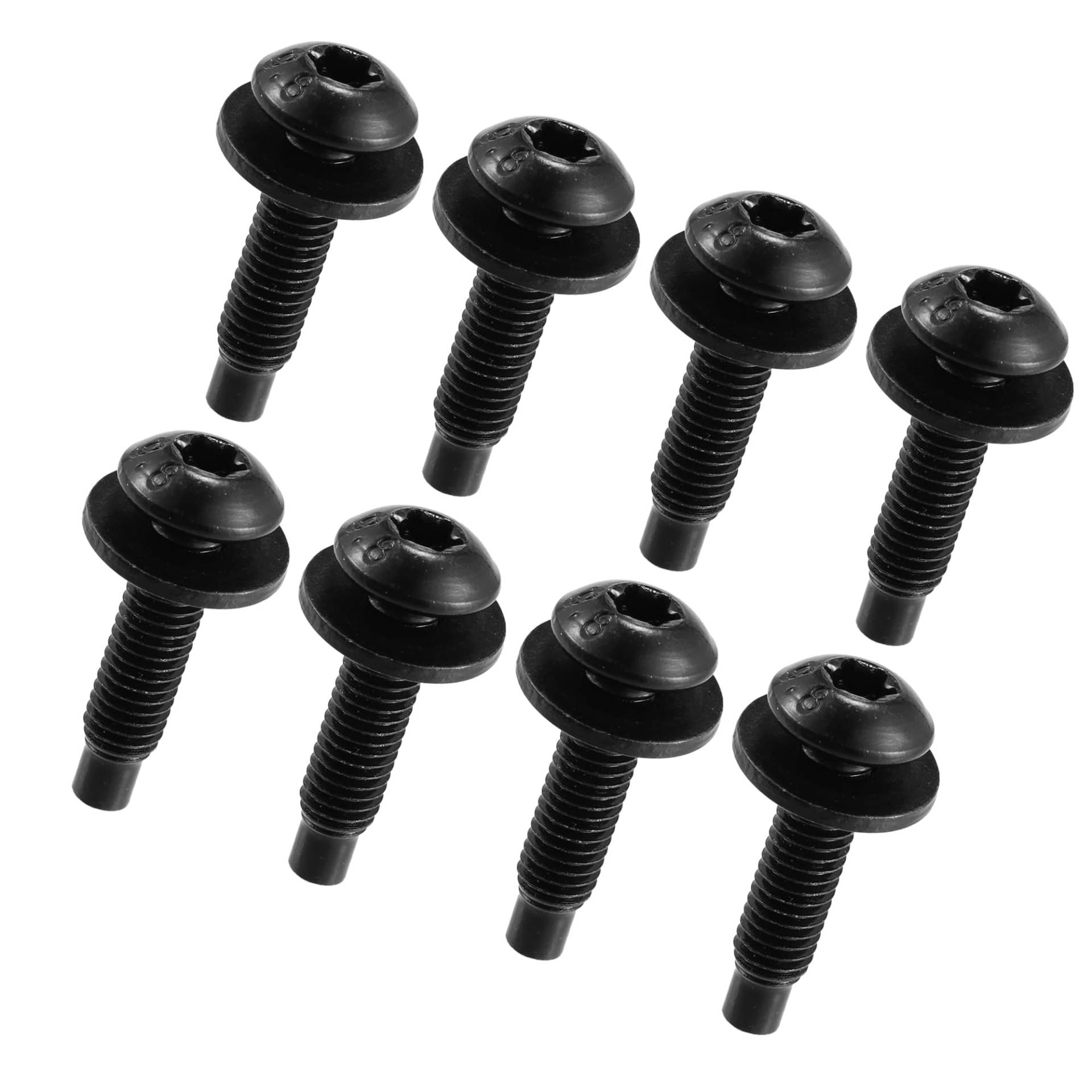 MACHSWON 8-teiliges erweitertes M8 Hardtop Torx Schrauben und Bolzen Kit - Schnellspanner für Je-ep Wrangler JK 2007-2018, Hardtop & Soft Top Ersatz von MACHSWON