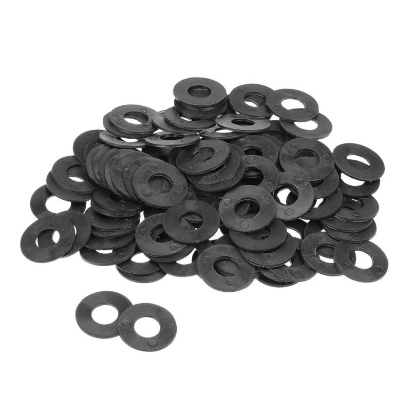 MACHSWON Flache Unterlegscheiben aus Nylon, 30 mm Außendurchmesser, 12 mm Innendurchmesser, 1,5 mm Dicke, M12 flache Unterlegscheibe, Dichtung für Schlauchschraube, Wasserhahnrohr, Ventil oder von MACHSWON