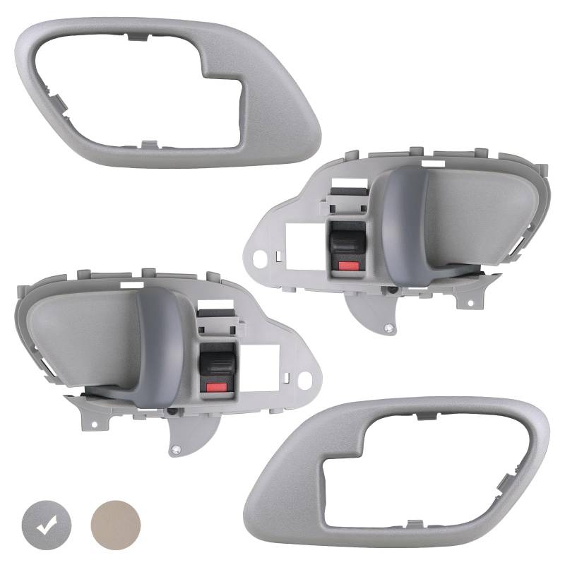 MACHSWON Innentürgriff mit Blende, kompatibel mit Chevy 1995–2002 für Chevrolet für GMC Truck C1500 C2500 C3500 K1500 K2500 K3500 für Suburban für Tahoe für Yukon ersetzt 15708043 15708044 von MACHSWON