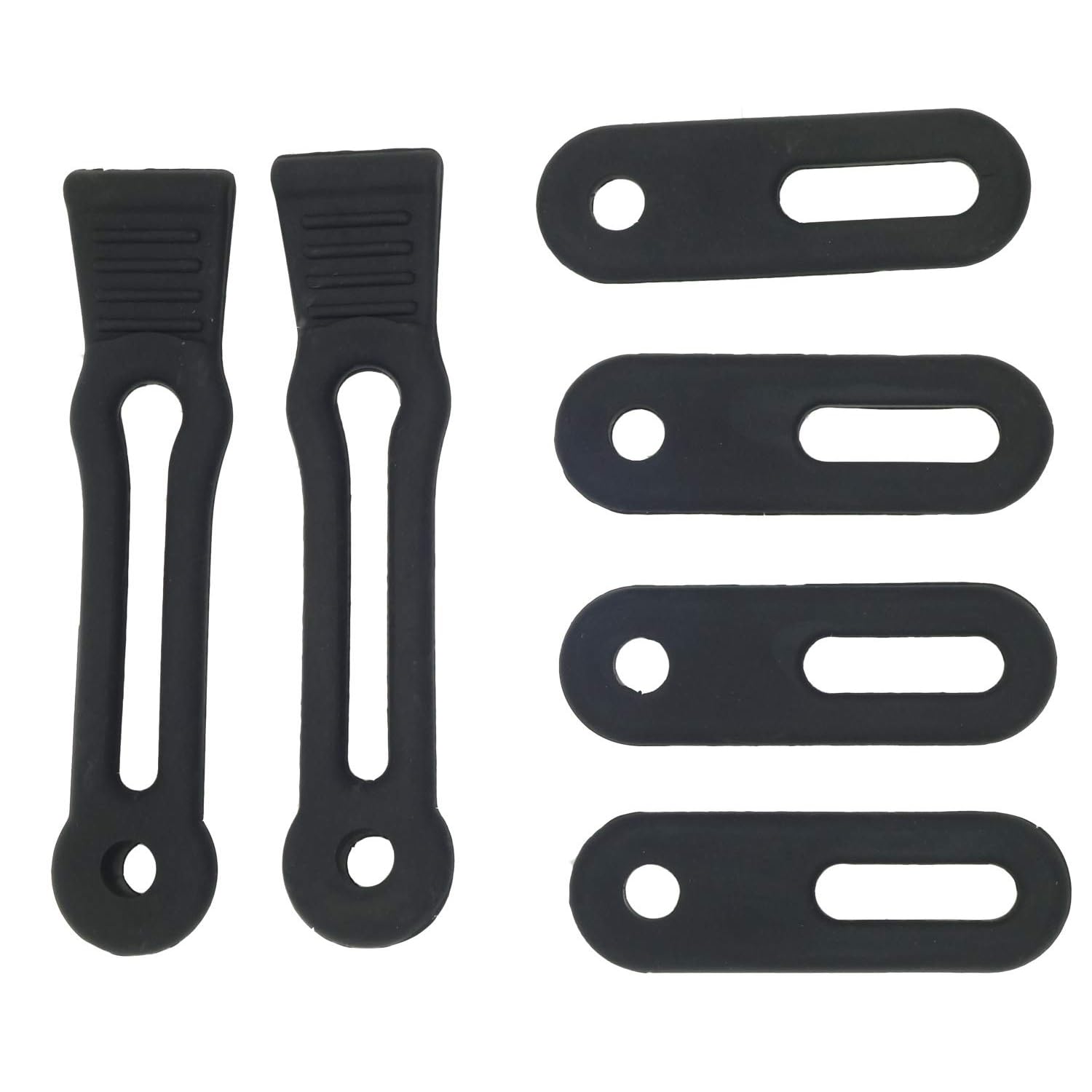 MACHSWON Schwarze Motorhaubenriemen, Türgummi-Rücklaufriegel-Set, für Yamaha Rihino Hisun für Yamaha Rihino Hisun UTV 500 700 HS700 MSU500 Massimo YS TSC von MACHSWON