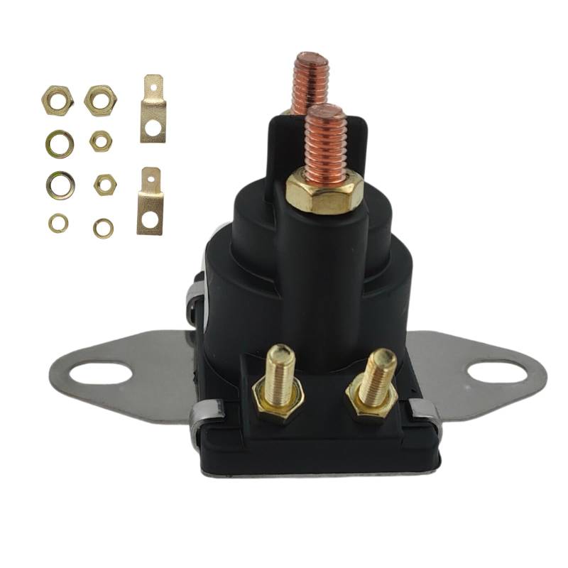 MACHSWON Starter-Magnetrelais, strapazierfähig, 12 V, 4 Klemmen, Starterrelais, Magnetspule, kompatibel mit Mercury Marine Außenbordmotoren, 35-275 PS 89-846070 89-94318 MerCruiser 89-96158T von MACHSWON