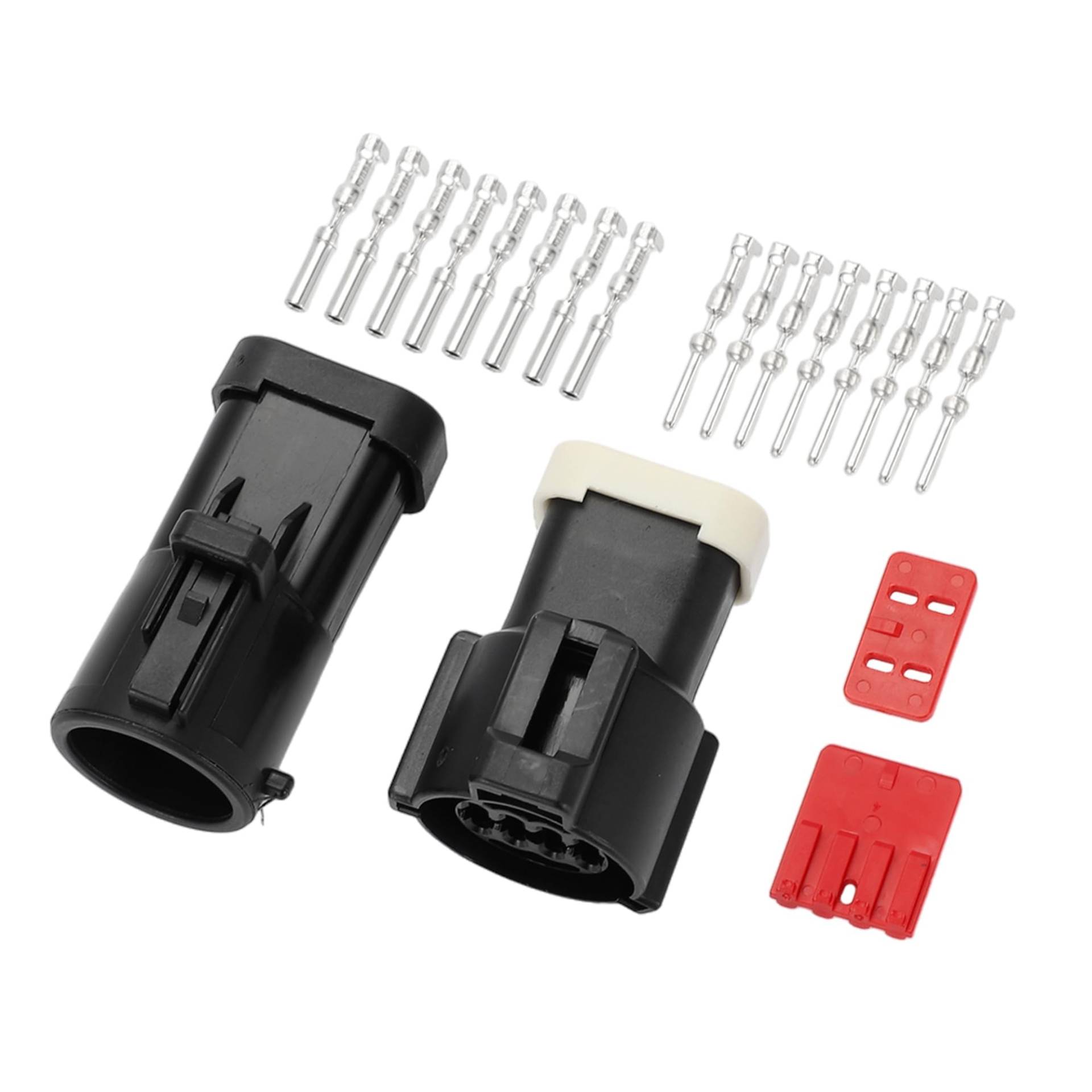 MACHSWON Zündstecker-Set, 8-polig, kompatibel mit Ford Lincoln, wasserdicht, 1,5 mm, Kunststoff, schwarz, männlich, weiblich, Kabelklemmenverbinder von MACHSWON