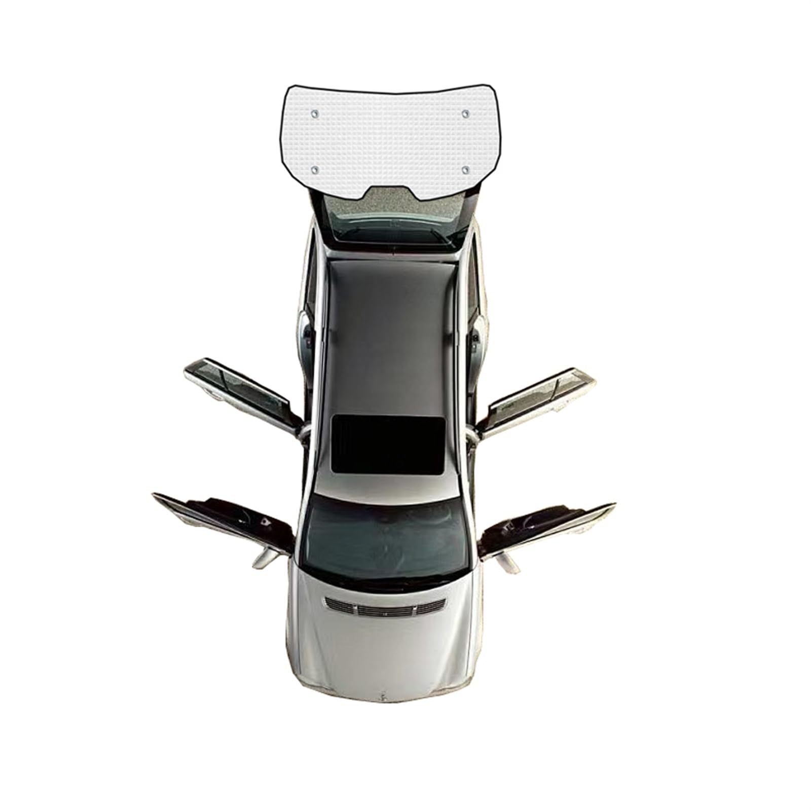 Sonnenschutz Auto Für Mazda CX-30 CX30 CX 30 2021 2022 2023 Frontscheibe Mesh Vorhang Seite Fenster Sonnenschirm Auto Fenster Sonnenschutz(12-Rear Windshield) von MACUN