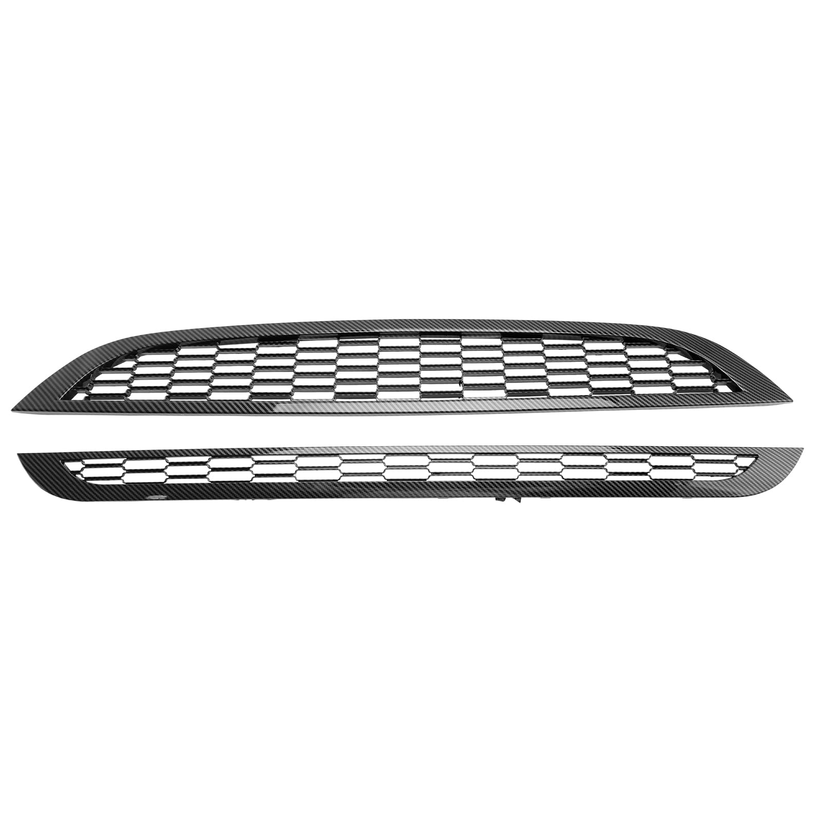 MAD HORNETS 2 Stück Wabenmesh Frontgrill Grill passt für Mini Cooper R50 R52 R53 2002-2006 von MAD HORNETS