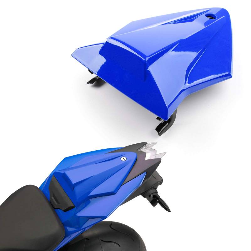 MAD HORNETS ABS Soziusabdeckung Sitzbezug Sozius Für B-M-W S1000RR K46 2015-2018 - Blau von MAD HORNETS