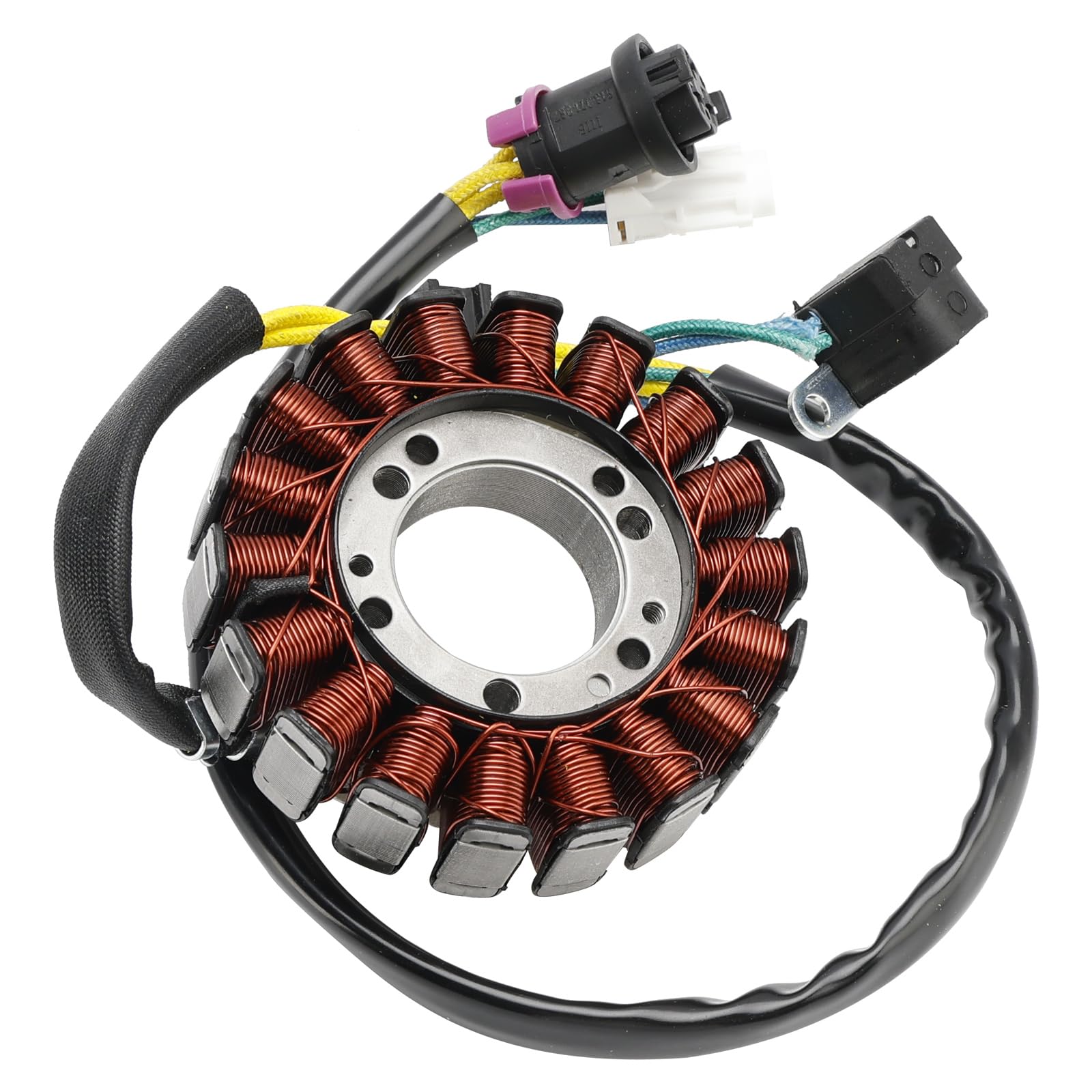 Mad Hornets Magneto Stator Generator 93mm fit for Linhai 27450 400 ATV Vergaser Quad Teile 27450 von MAD HORNETS