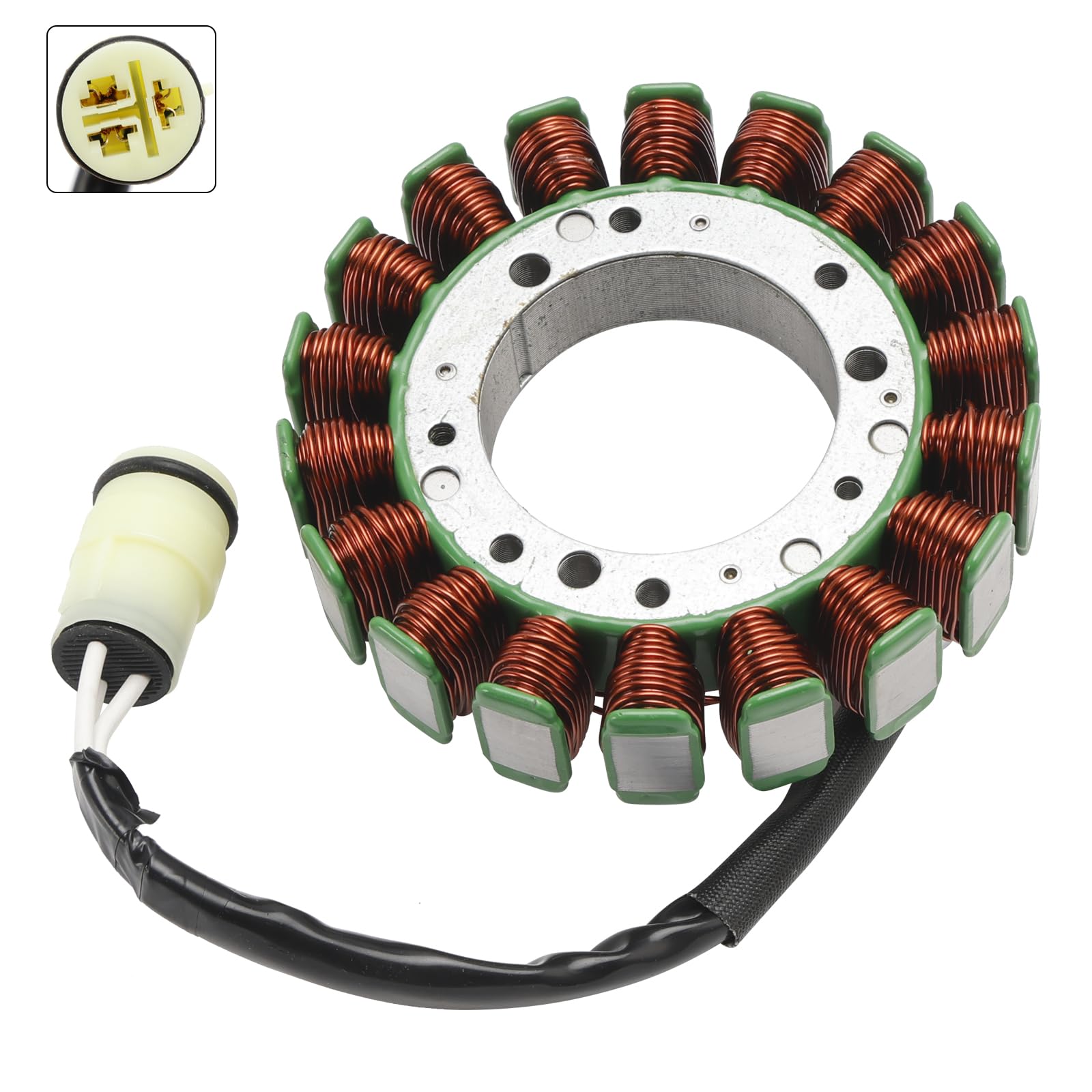 Mad Hornets Stator-Generator fit für Evinrude Johnson 40Hp 50Hp 4-Takt Außenborder 2001-2004 - 18-polig, Plug-and-Play von MAD HORNETS