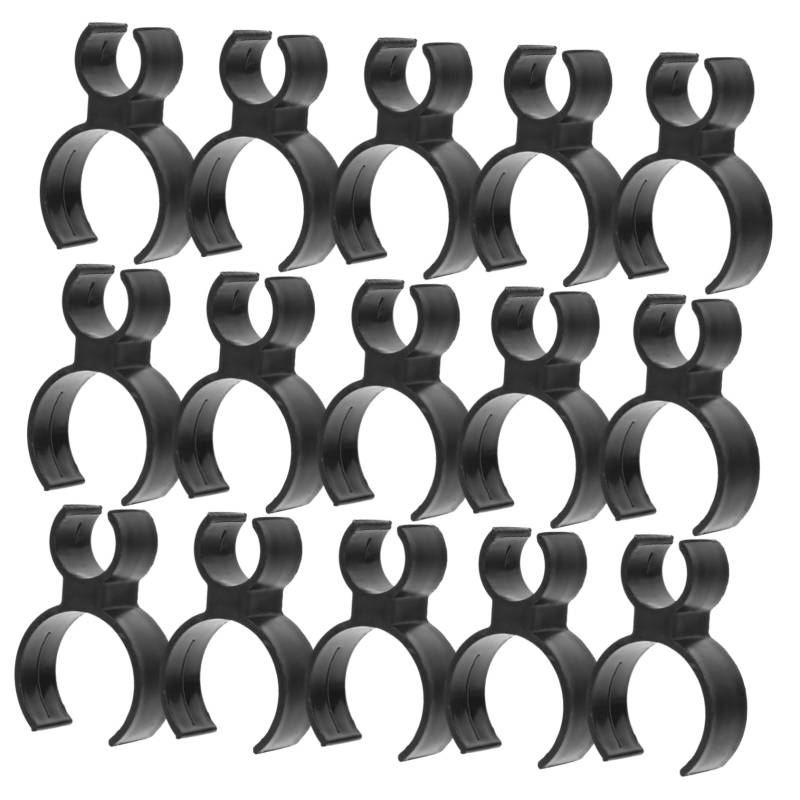 MAGICLULU 15st Kerzenhalter Clip Für Weinflaschen Schnapsflasche Praktischer Flaschenclip Zum Flaschenservice Flaschenclips Partyclips Sicherheitsclips Für Weinflaschen Funkeln Plastik Black von MAGICLULU