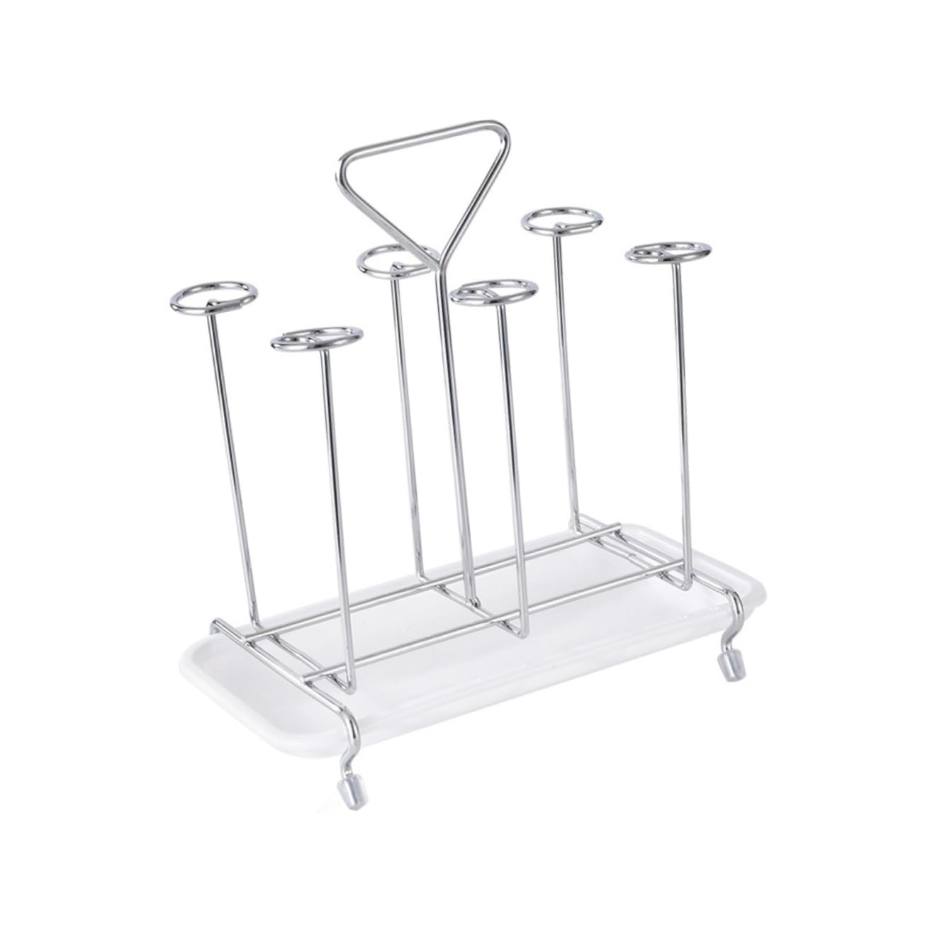 MAGICLULU Abtropfgestell Für Tassen Küchen-Organizer-Rack Kleiderständerbecher Wasserbecherständer Tassentrockenhalter Wäscheständer, Abtropfgestell Tellerständer Abtropfgestell Becherhalter von MAGICLULU