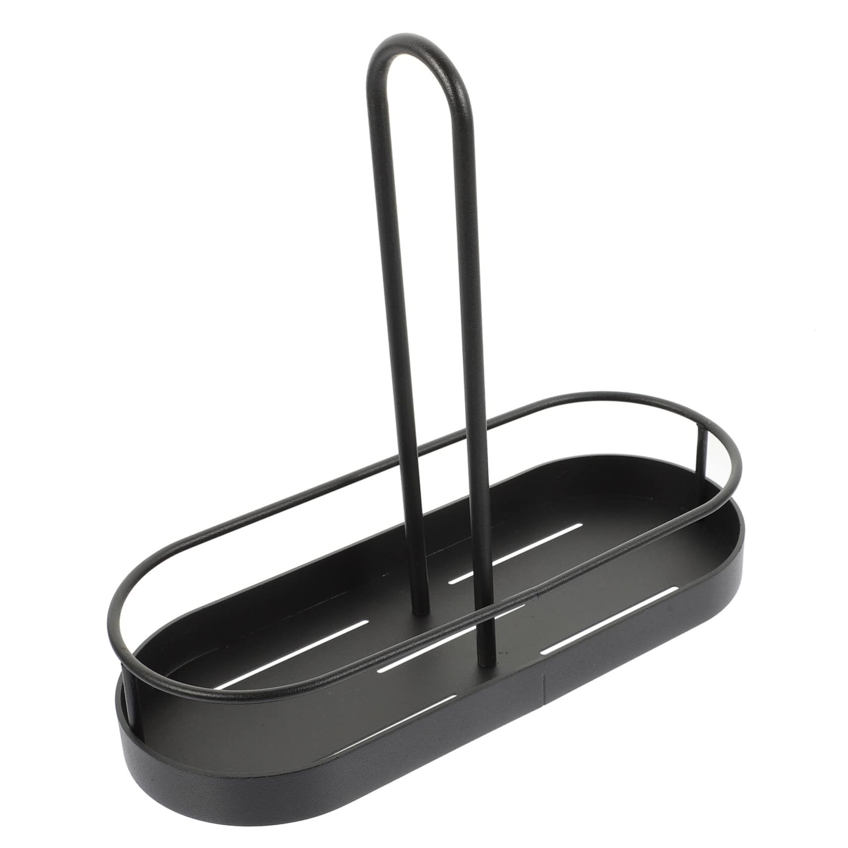 MAGICLULU Becherregal Pappbecherhalter Für Den Tisch Zubehör Für Café-Bars Pappbecherhalter Für Die Arbeitsplatte Desktop-Becher-Organizer Desktop-pappbecherständer Kohlenstoffstahl Black von MAGICLULU