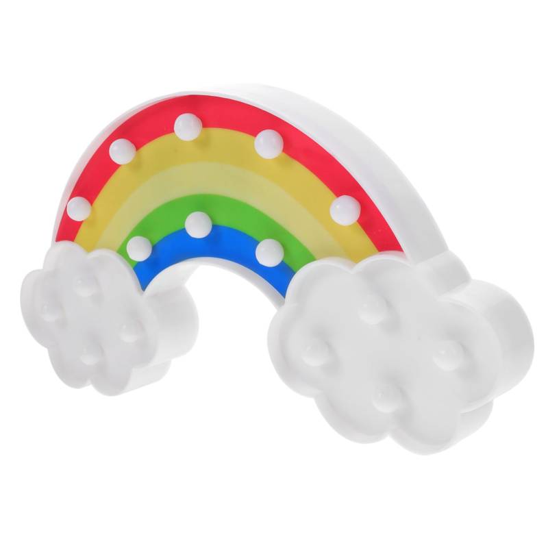 MAGICLULU Regenbogen-Einstelllampe kinderlampe kinderlicht verkleidung dekoring pultlampe Leuchtreklame Tischlampenschirm glühen Mini-Tischlampe Lichter Nachttischlampe nachtlicht PVC von MAGICLULU