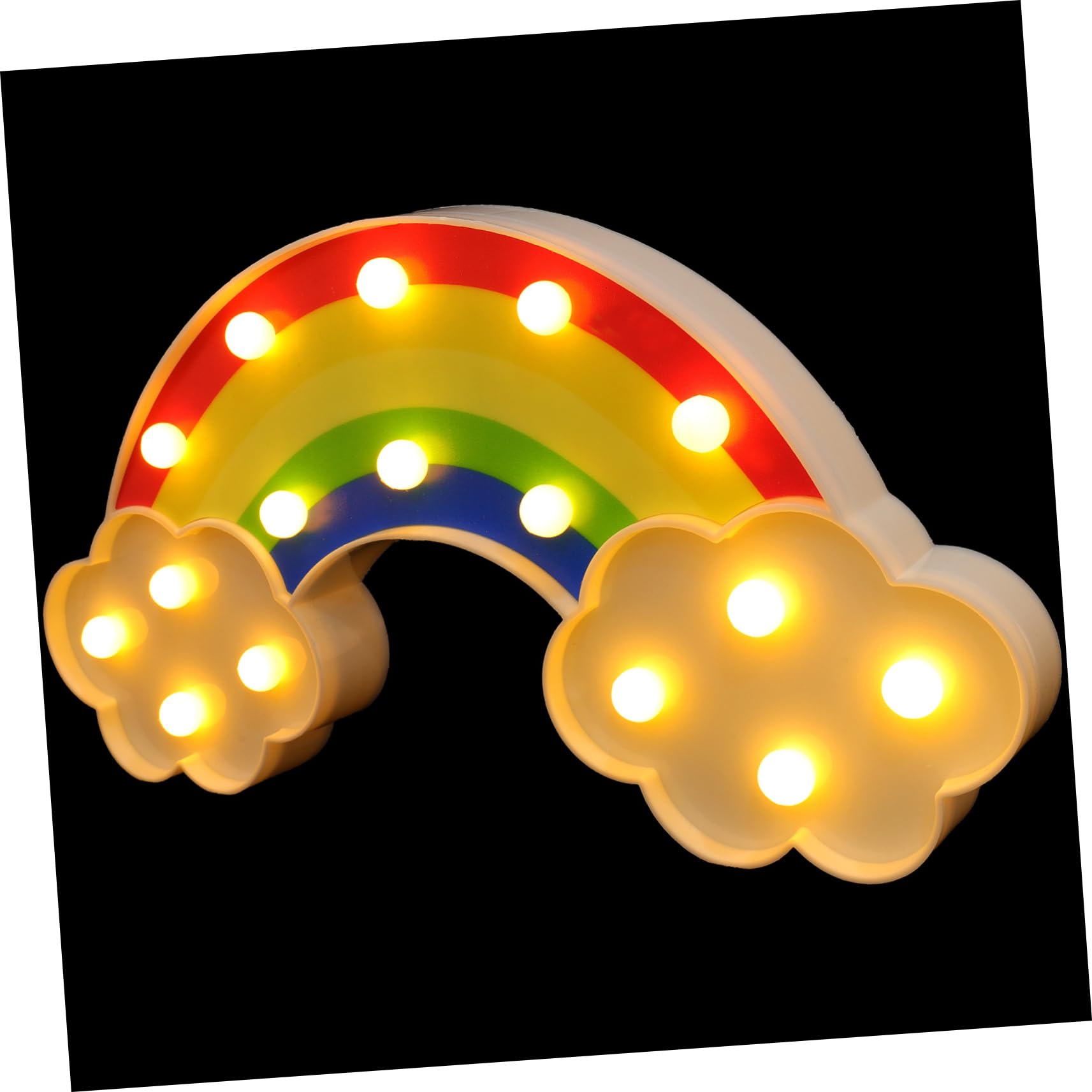 MAGICLULU Regenbogen Modellierlampe Tischlampenschirm Nachtlicht Beleuchtung Nachttischlampe LED Schreibtisch Tisch Regenbogenlicht Tischdeko Lampen Schlafzimmer LED Lichtleiste von MAGICLULU