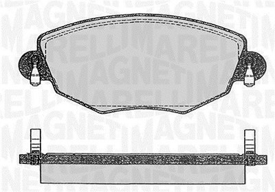 Magneti Marelli Bremsbelagsatz, Scheibenbremse [Hersteller-Nr. 363916060266] für Ford, Jaguar von MAGNETI MARELLI