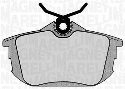 Magneti Marelli Bremsbelagsatz, Scheibenbremse [Hersteller-Nr. 363916060336] für Mitsubishi, Proton, Smart, Volvo von MAGNETI MARELLI