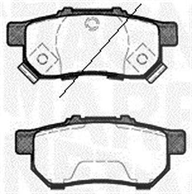 Magneti Marelli Bremsbelagsatz, Scheibenbremse [Hersteller-Nr. 363916060460] für Honda von MAGNETI MARELLI