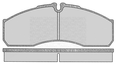 Magneti Marelli Bremsbelagsatz, Scheibenbremse [Hersteller-Nr. 363916060478] für Renault Trucks von MAGNETI MARELLI
