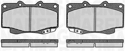 Magneti Marelli Bremsbelagsatz, Scheibenbremse [Hersteller-Nr. 363916060495] für Toyota von MAGNETI MARELLI