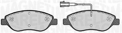 Magneti Marelli Bremsbelagsatz, Scheibenbremse [Hersteller-Nr. 363916060563] für Alfa Romeo, Fiat, Lancia von MAGNETI MARELLI