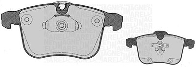 Magneti Marelli Bremsbelagsatz, Scheibenbremse [Hersteller-Nr. 363916060612] für Cadillac, Jaguar, Opel, Saab von MAGNETI MARELLI