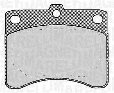 Magneti Marelli Bremsbelagsatz, Scheibenbremse [Hersteller-Nr. 363916060815] für Daihatsu, Piaggio von MAGNETI MARELLI