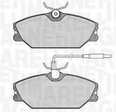 Magneti Marelli Bremsbelagsatz, Scheibenbremse [Hersteller-Nr. 363916060817] für Renault von MAGNETI MARELLI