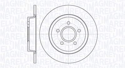 Magneti Marelli Bremsscheibe [Hersteller-Nr. 361302040109] für Ford, Volvo von MAGNETI MARELLI