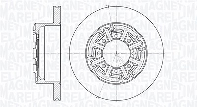 Magneti Marelli Bremsscheibe [Hersteller-Nr. 361302040159] für Iveco von MAGNETI MARELLI