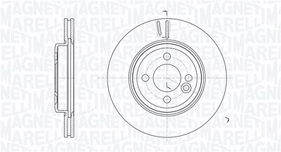 Magneti Marelli Bremsscheibe [Hersteller-Nr. 361302040182] für Mini von MAGNETI MARELLI