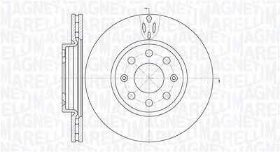 Magneti Marelli Bremsscheibe [Hersteller-Nr. 361302040236] für Fiat, Opel, Vauxhall von MAGNETI MARELLI