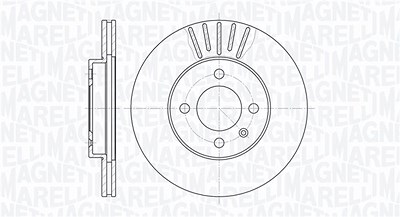 Magneti Marelli Bremsscheibe [Hersteller-Nr. 361302040250] für Seat, VW von MAGNETI MARELLI