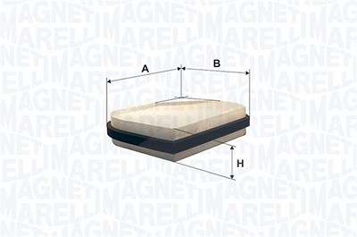 Magneti Marelli Filter, Innenraumluft [Hersteller-Nr. 350208065780] für Mercedes-Benz von MAGNETI MARELLI