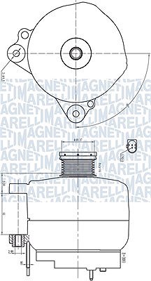 Magneti Marelli Generator [Hersteller-Nr. 063732190010] für Audi, Seat, Skoda, VW von MAGNETI MARELLI