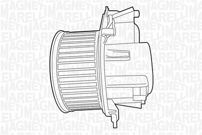 Magneti Marelli Innenraumgebläse [Hersteller-Nr. 069412525010] für Fiat, Lancia von MAGNETI MARELLI