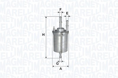 Magneti Marelli Kraftstofffilter [Hersteller-Nr. 152071760859] für Audi, Ktm, Seat, Skoda, VW von MAGNETI MARELLI