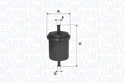 Magneti Marelli Kraftstofffilter [Hersteller-Nr. 153071760195] für Lancia, Seat, Fiat, Autobianchi von MAGNETI MARELLI