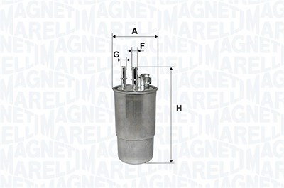 Magneti Marelli Kraftstofffilter [Hersteller-Nr. 153071760252] für Renault von MAGNETI MARELLI